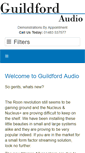 Mobile Screenshot of guildfordaudio.co.uk